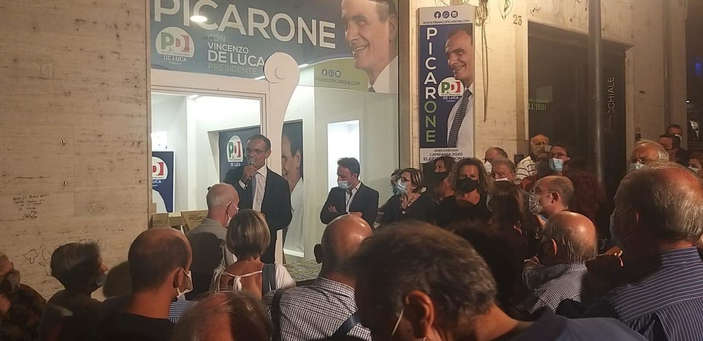 Franco Picarone inaugura comitato di Salerno